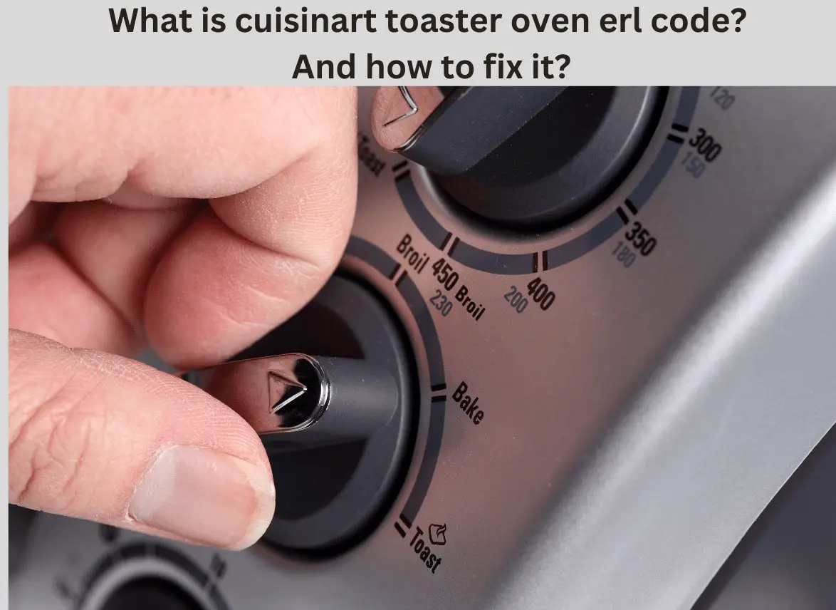 cuisinart toaster oven erl code