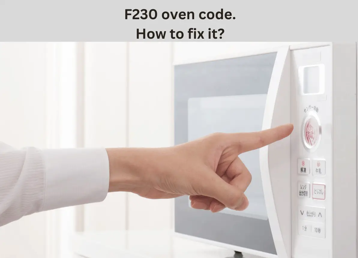 f230 oven code