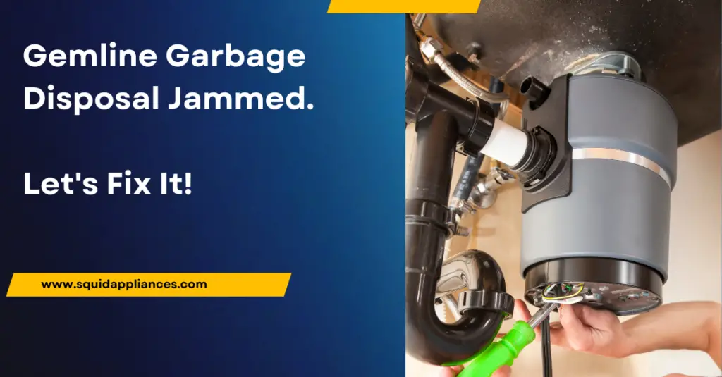 Gemline Garbage Disposal Jammed. Here is what You Need To Do