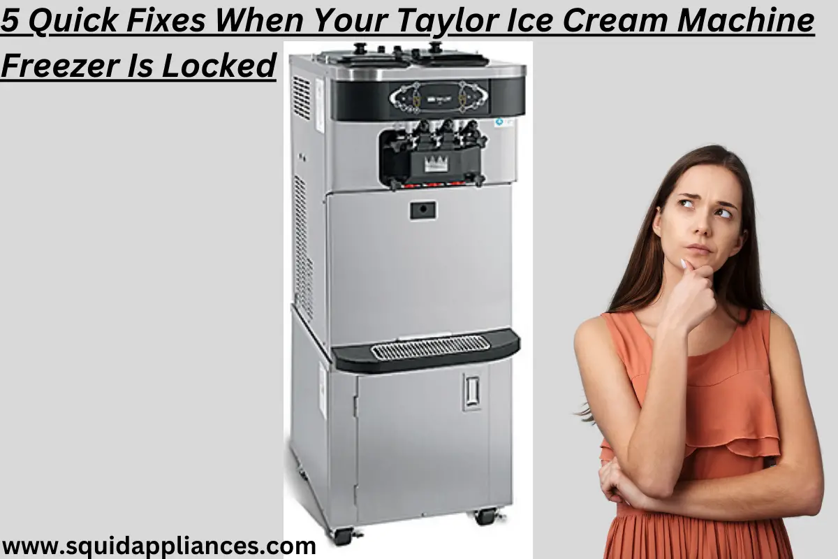 5 Quick Fixes When Your Taylor Ice Cream Machine Freezer Is Locked