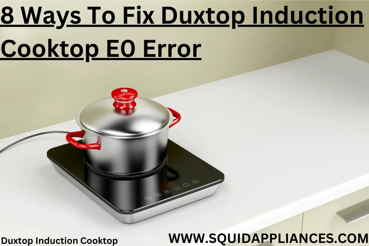 8 Ways To Fix Duxtop Induction Cooktop E0 Error