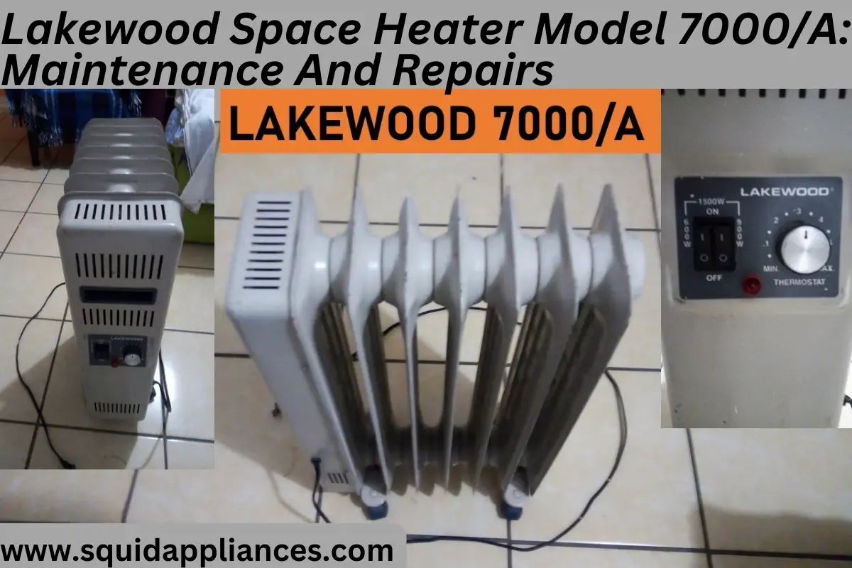 Lakewood Space Heater Model 7000/A: Maintenance And Repairs